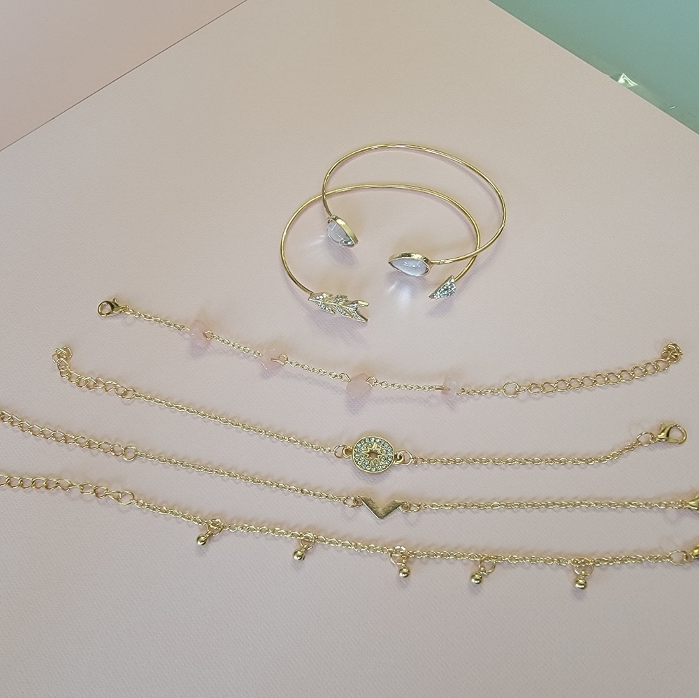 Stack-able bracelet set - Picture 7 of 7